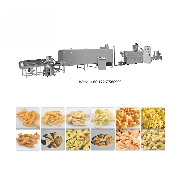 Food Snacks Making Machine - 高品質多機能小麦・トウモロコシ粉パフ製造ラインチーズスナック食品押出成形機販売