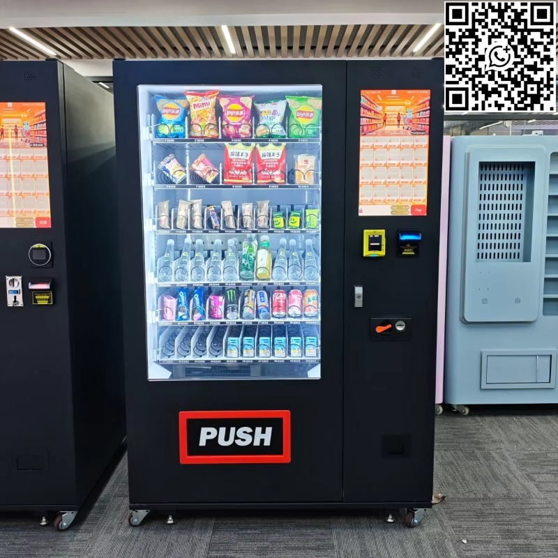 Food Snacks Options - カスタマイズ可能な生鮮食品・スナック自動販売機 大容量 カードリーダー決済対応