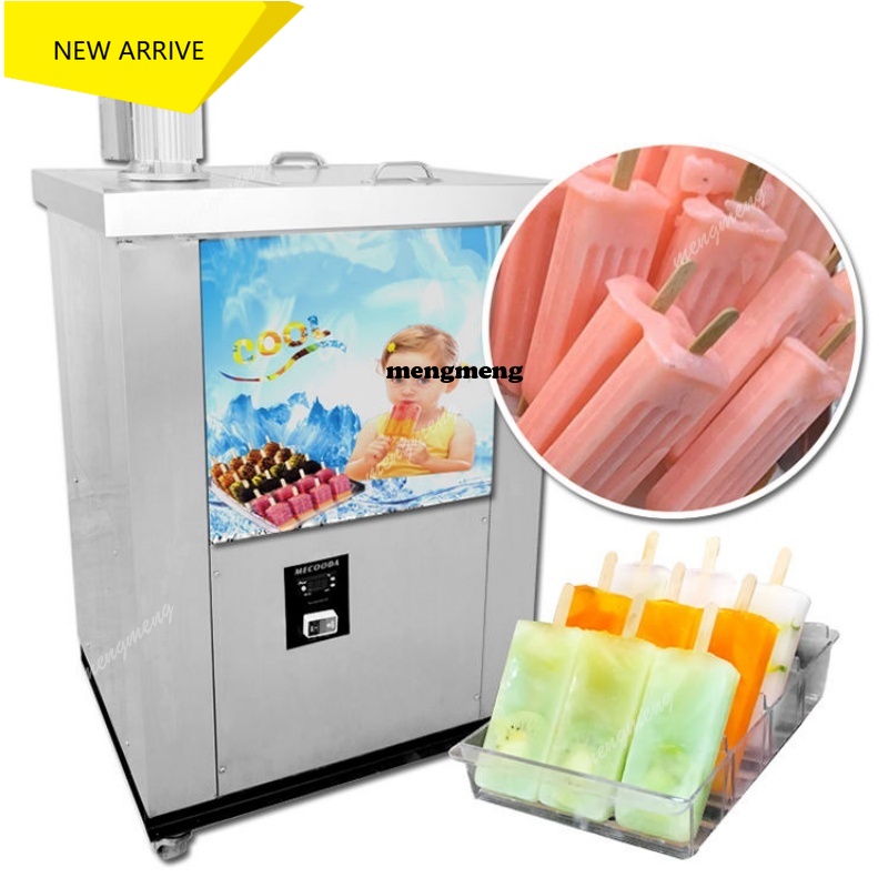 Food Snacks Making Machine - 業務用ステンレス鋼空冷アイスキャンディーメーカーマシン、スナック食品工場向け小型アイスキャンディー製造機