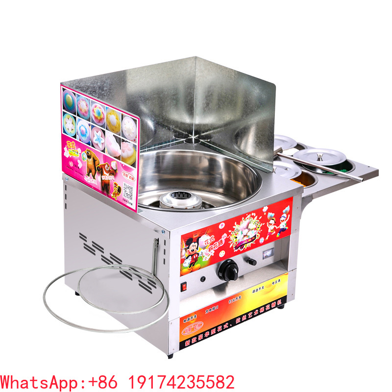 Food Snacks Making Machine - ガス綿菓子機商業綿菓子機スナック食品用自動綿菓子製造機