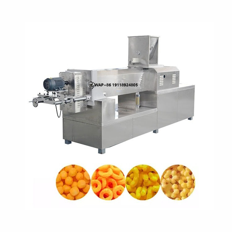 Food Snacks Making Machine - 膨化コーンライススナック食品押出機小型コーンスクリューパフ押出機/膨化小麦粉食品製造機