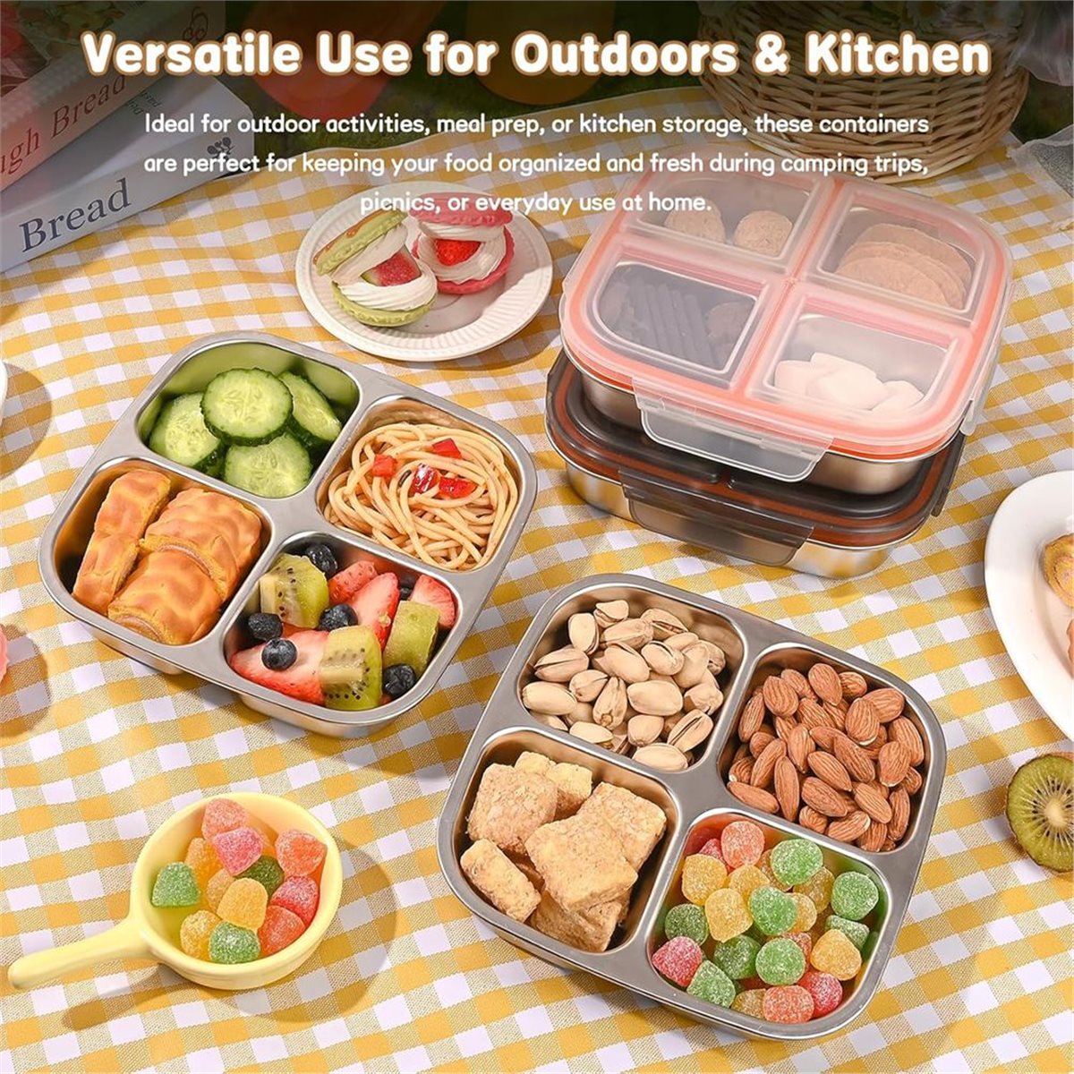 【TODAY-BUY】~@ 2パックのステンレススチール製ス - Food Snacks To Buy のレビューと価格