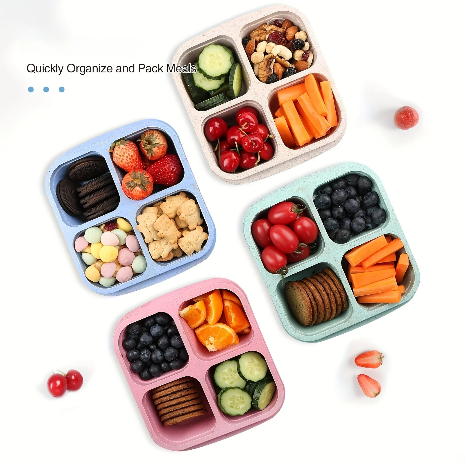 透明な蓋付きの食器棚,スナック用のキッチン容器,食品を新鮮に - Food Snacks Wholesale のレビューと価格