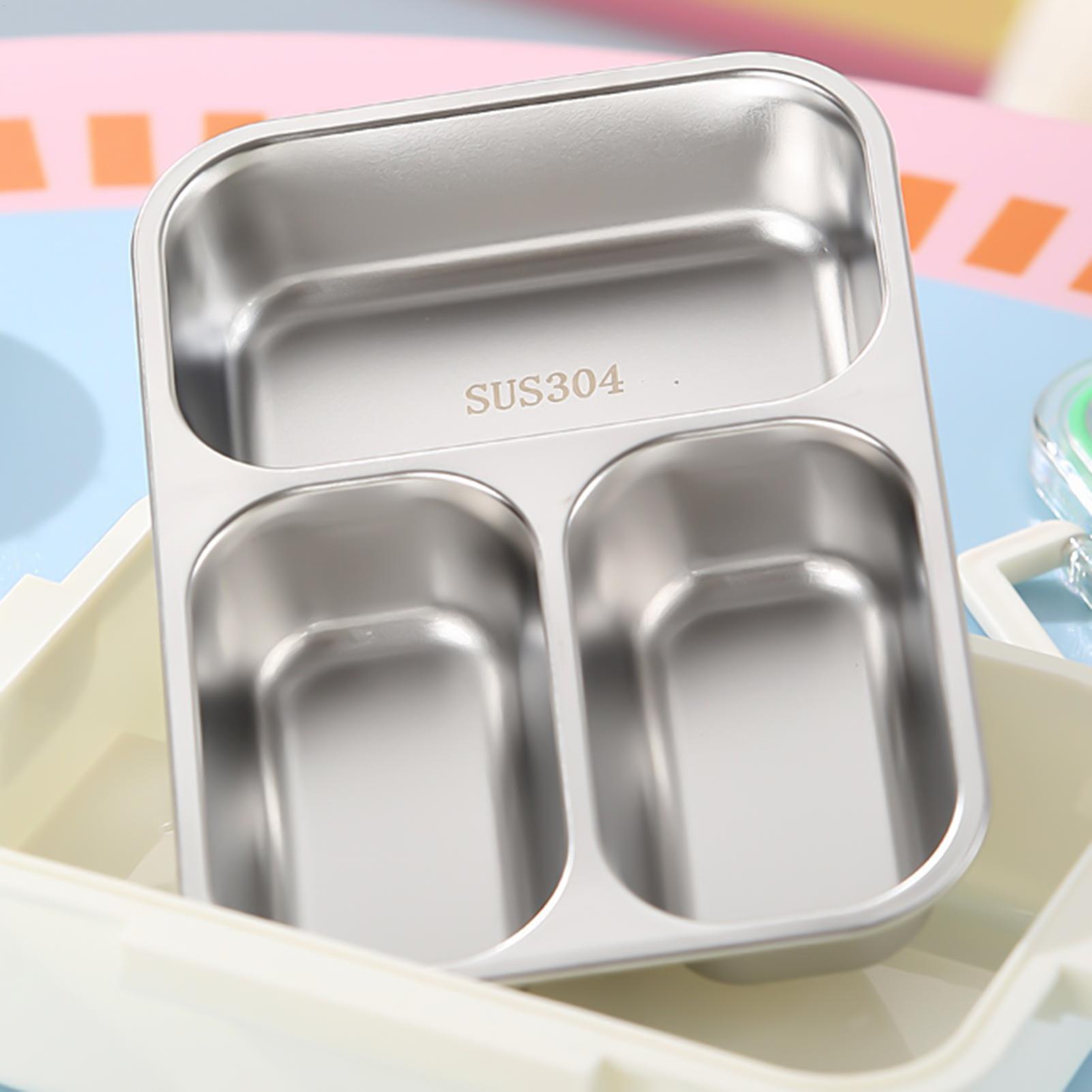 ステンレス製ランチボックス分割漏れ防止学校子供用スナックボッ - Food Snacks Wholesale のレビューと価格
