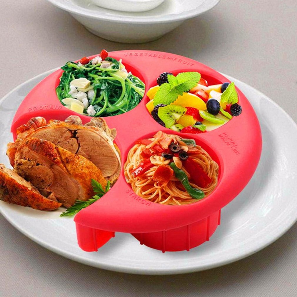 女の子のためのポータブル食事測定プレート,減量ツール,食品部 - Food Snacks To Lose Weight のレビューと価格