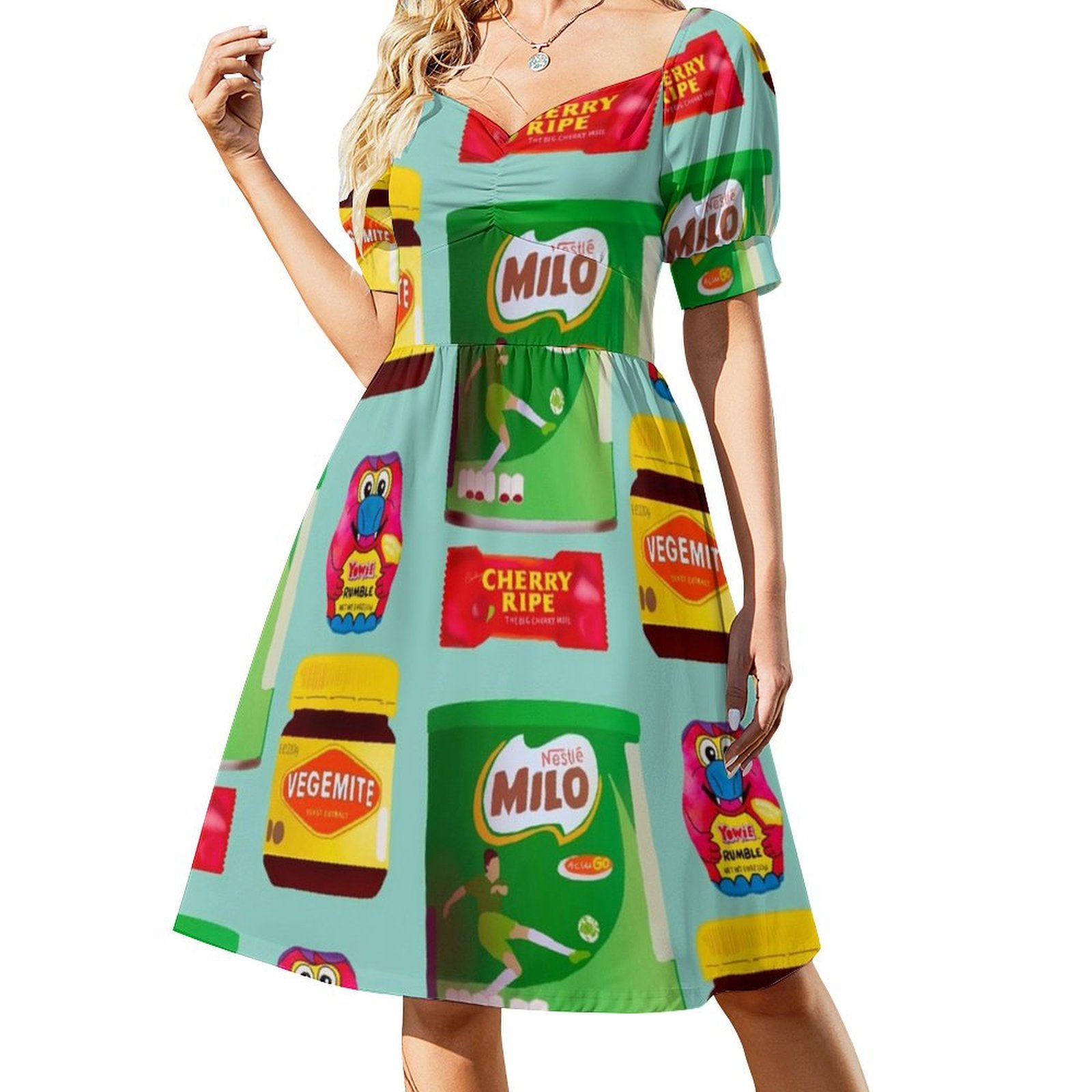 オーストラリアのスナック ヴィンテージ ボヘミアン ドレス  - Food Snacks Options のレビューと価格