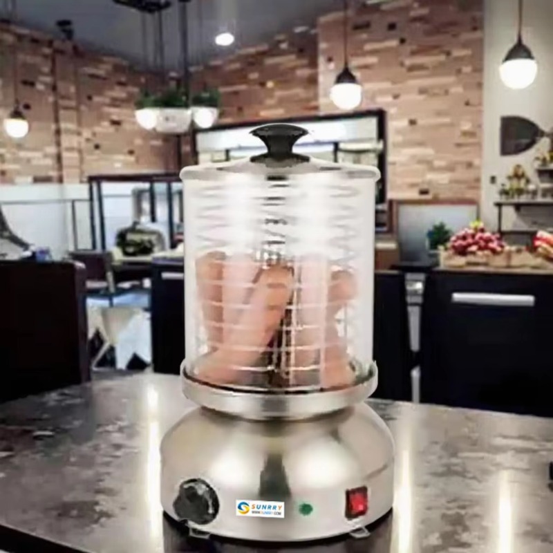 業務用自動ホットドッグ製造機 ホットドッググリル蒸し器 スナ - Food Snacks Making Machine のレビューと価格