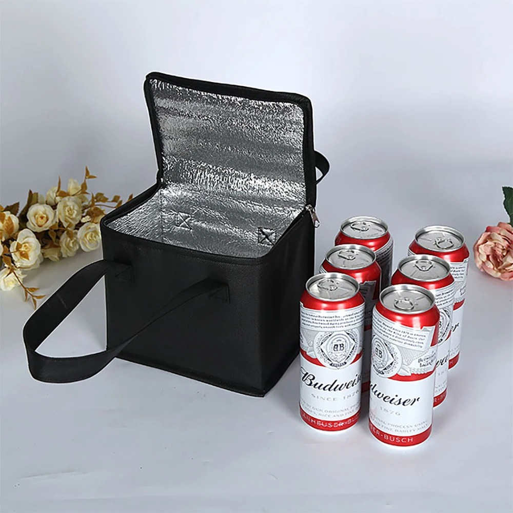 ポータブルランチクーラーバッグ折りたたみ断熱ピクニックアイス - Food Snacks Delivery のレビューと価格