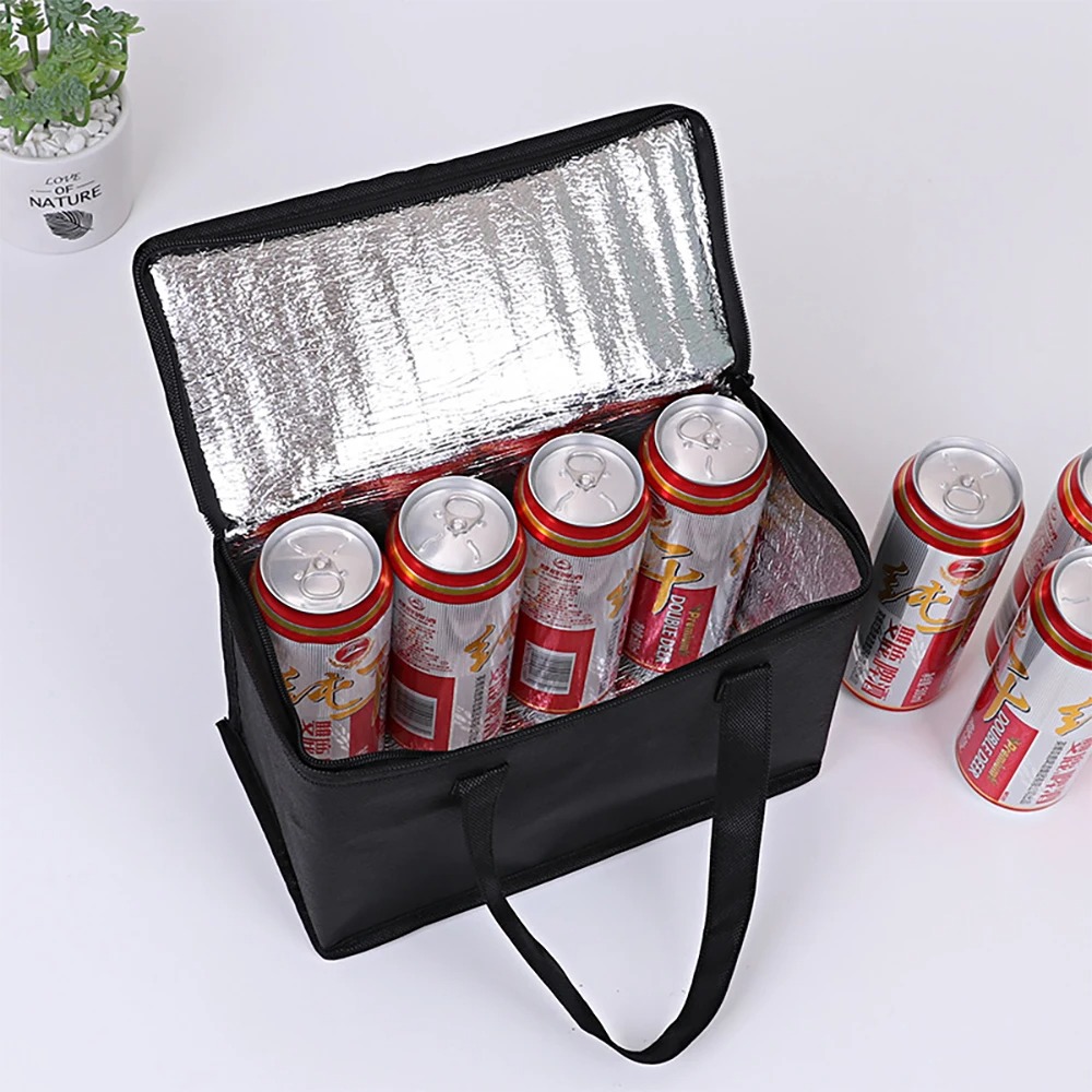 ポータブルランチクーラーバッグ折りたたみ断熱ピクニックアイス - Food Snacks Delivery のレビューと価格