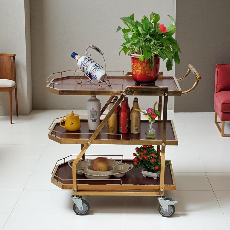 ダイニングカート、ワインカート、レストラン、ホテル用手押しカ - Food Snacks Delivery のレビューと価格