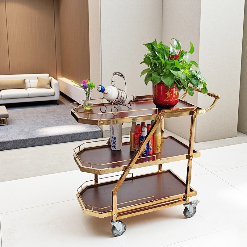 ダイニングカート、ワインカート、レストラン、ホテル用手押しカ - Food Snacks Delivery のレビューと価格