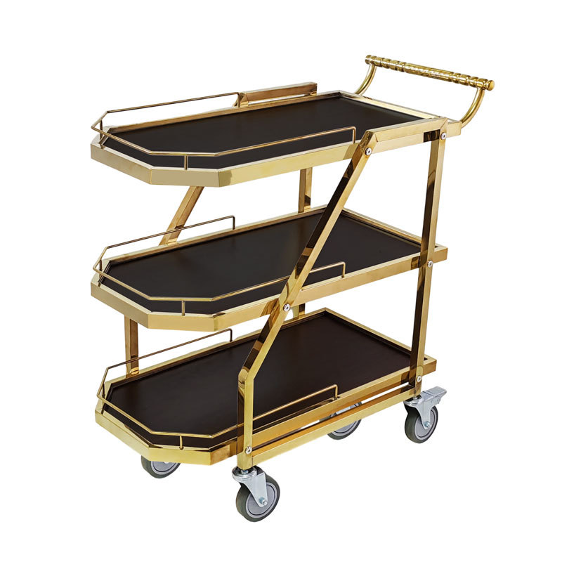 ダイニングカート、ワインカート、レストラン、ホテル用手押しカ - Food Snacks Delivery のレビューと価格