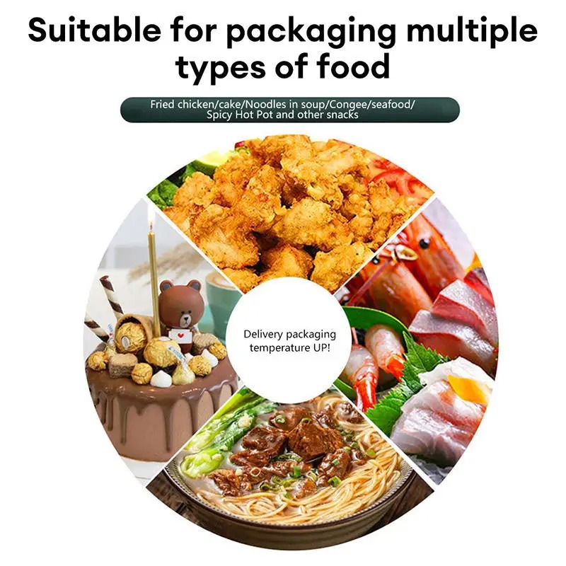 ポータブル大型食品配達用断熱バッグ ピザ持ち帰り用保温保冷バ - Food Snacks Delivery のレビューと価格